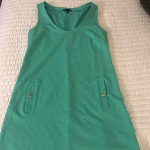 Turquoise Cotton Gap Dress Medium.